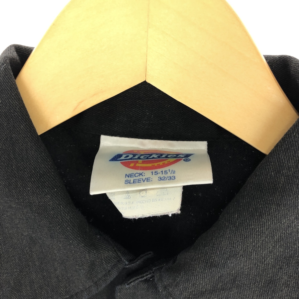 古着 80年代 ディッキーズ Dickies 長袖 ワークシャツ USA製 メンズM ヴィンテージ /eaa444075_画像3