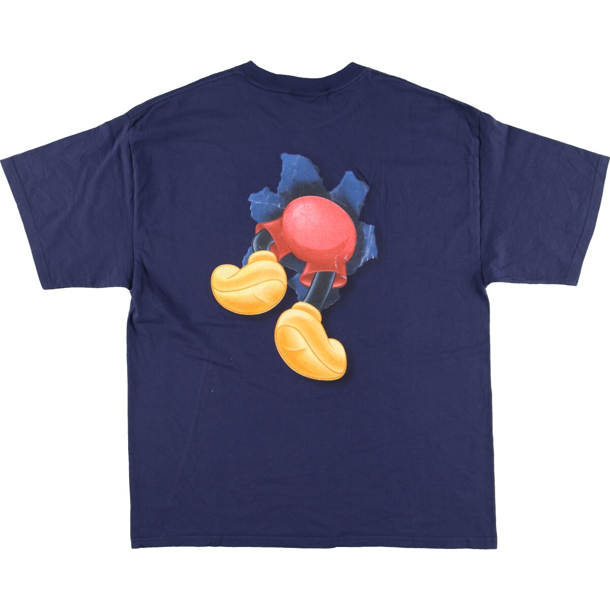 古着 ディズニー DISNEY MICKEY MOUSE ミッキーマウス キャラクタープリントTシャツ USA製 メンズXL /eaa436617_画像2