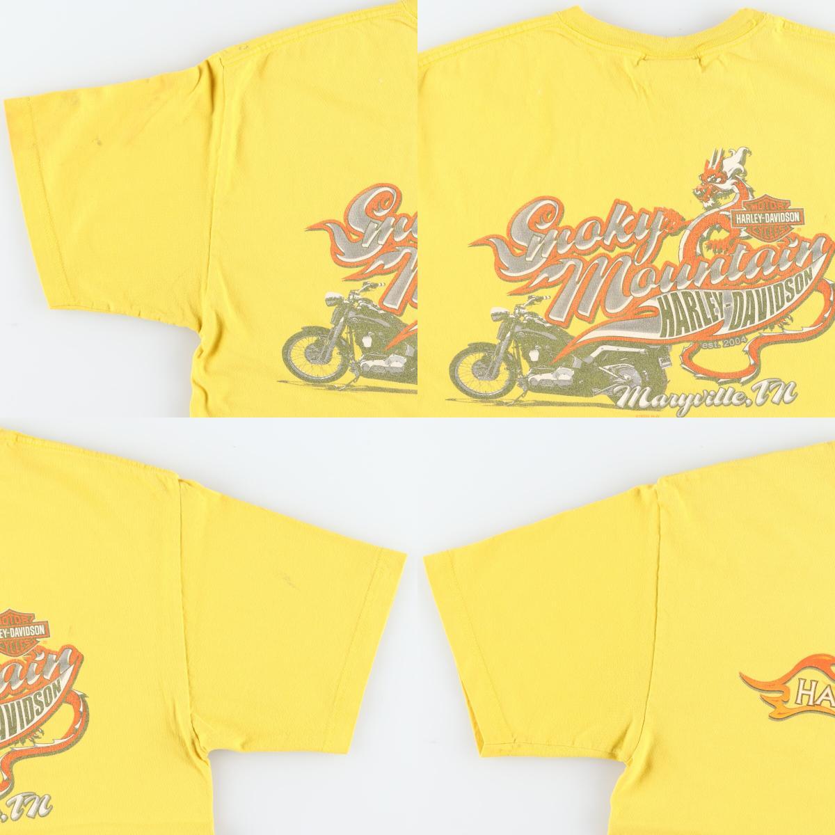 古着 00年代 ハーレーダビッドソン Harley-Davidson モーターサイクル バイクTシャツ USA製 メンズL /eaa445225_画像8