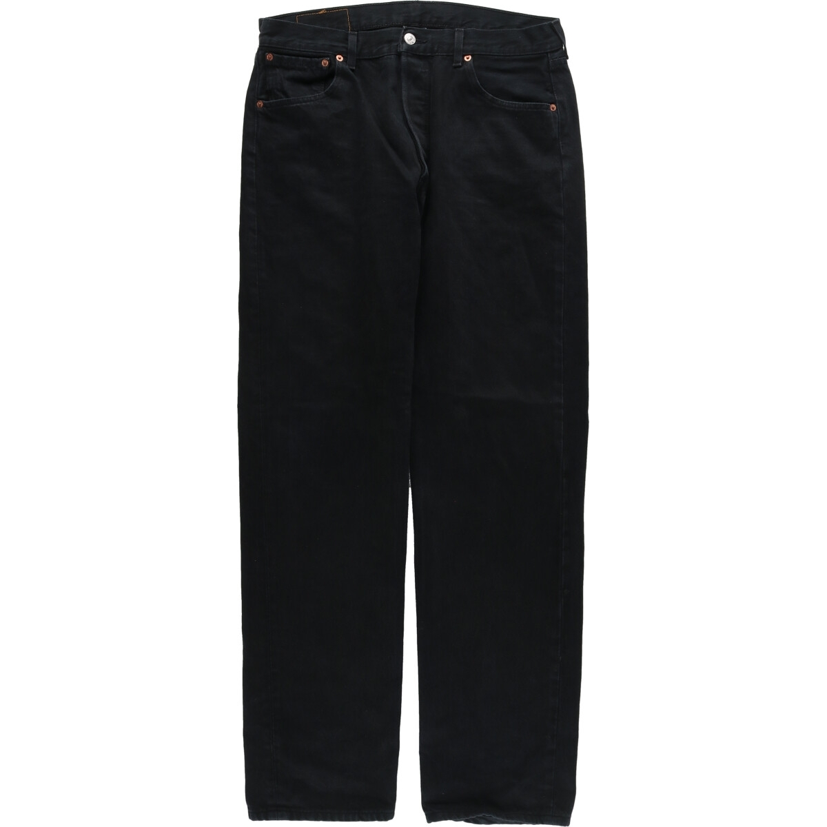 古着 リーバイス Levi's リーバイス501 ユーロモデル ブラックデニム ストレートデニムパンツ メンズw35 /eaa435936_画像1