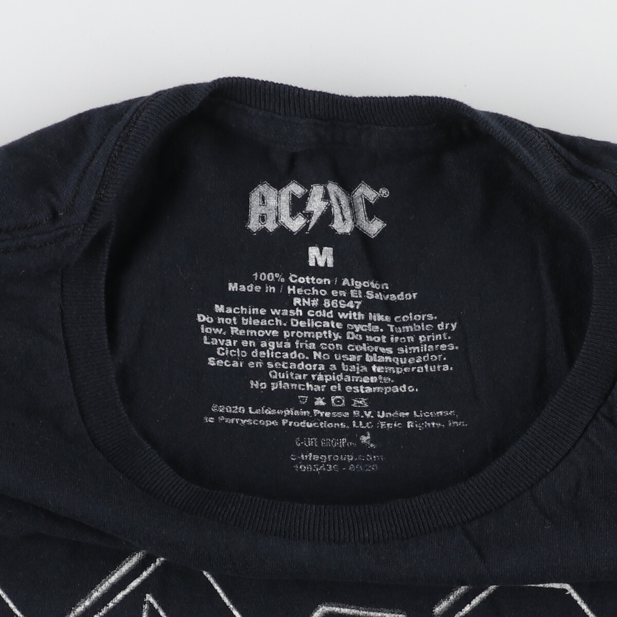 古着 エーシーディーシー AC/DC バンドTシャツ バンT メンズM /eaa441972_画像3