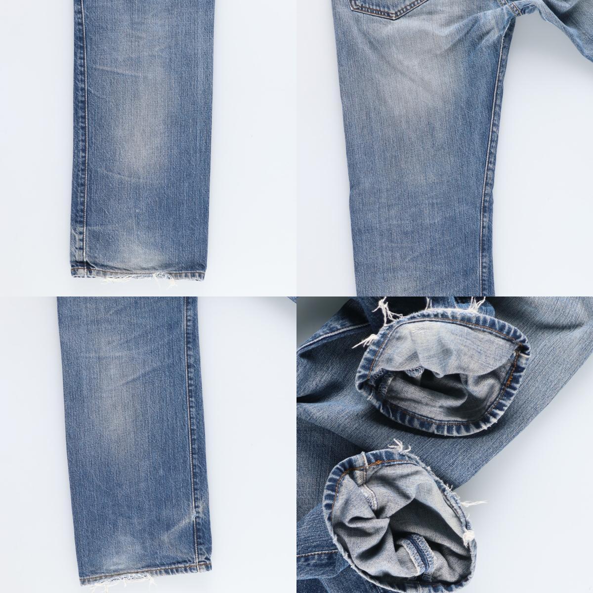 古着 リーバイス Levi's リーバイス501 STRAIGHT LEG BUTTON-FLY ユーロモデル ストレートデニムパンツ メンズw32 /eaa435941_画像9