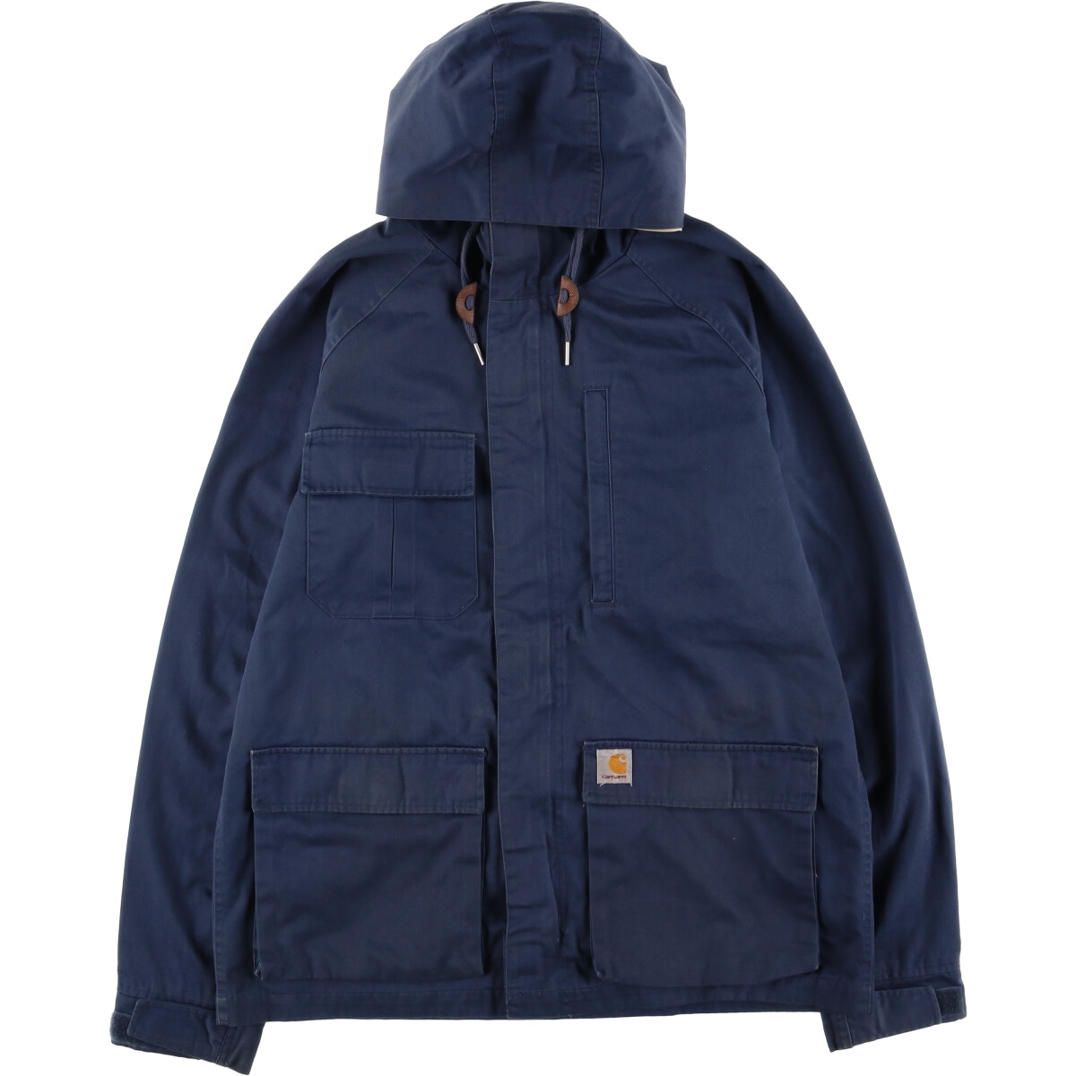 古着 カーハート Carhartt TERRY JACKET フード付き ワークジャケット メンズL /eaa445993_画像1