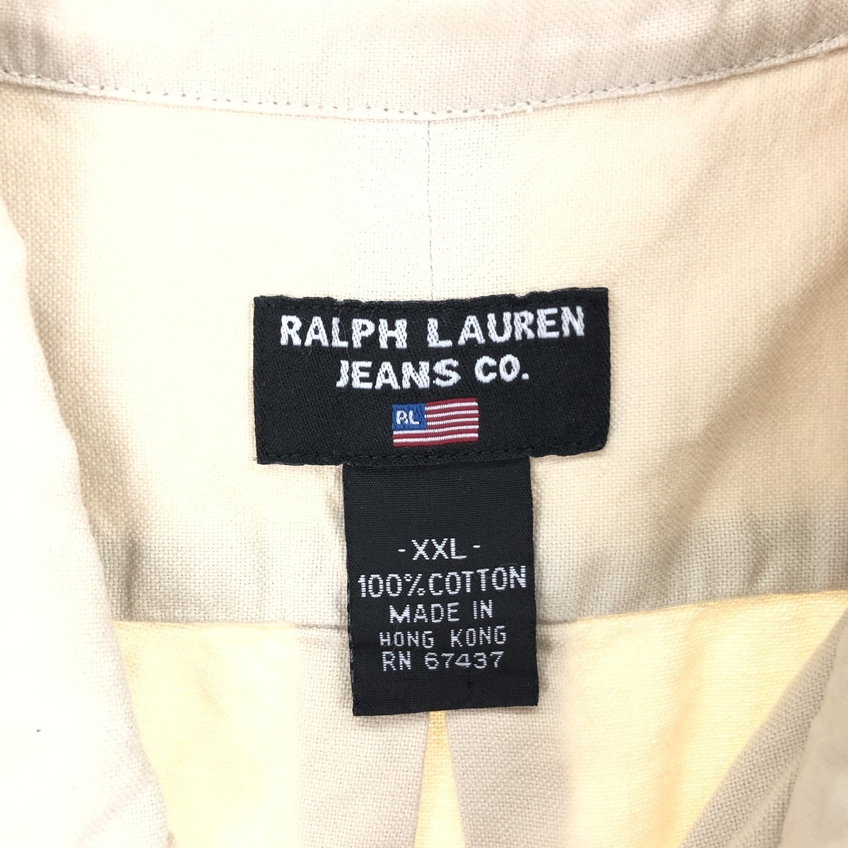 古着 00年代 ラルフローレン Ralph Lauren RALPH LAUREN JEANS CO 半袖 ボタンダウンシャツ メンズXXL /eaa441284_画像3