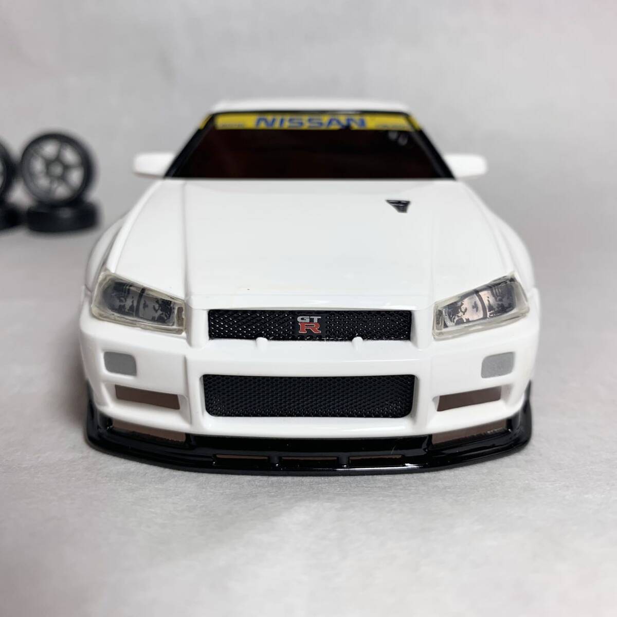 京商 ミニッツ NISSAN SKYLINE GT-R V-spec II Nr ボディ タイヤ ホイール 日産 スカイラインGT-R Vスペック ニュル ラジコン MINI-Z r34の画像2