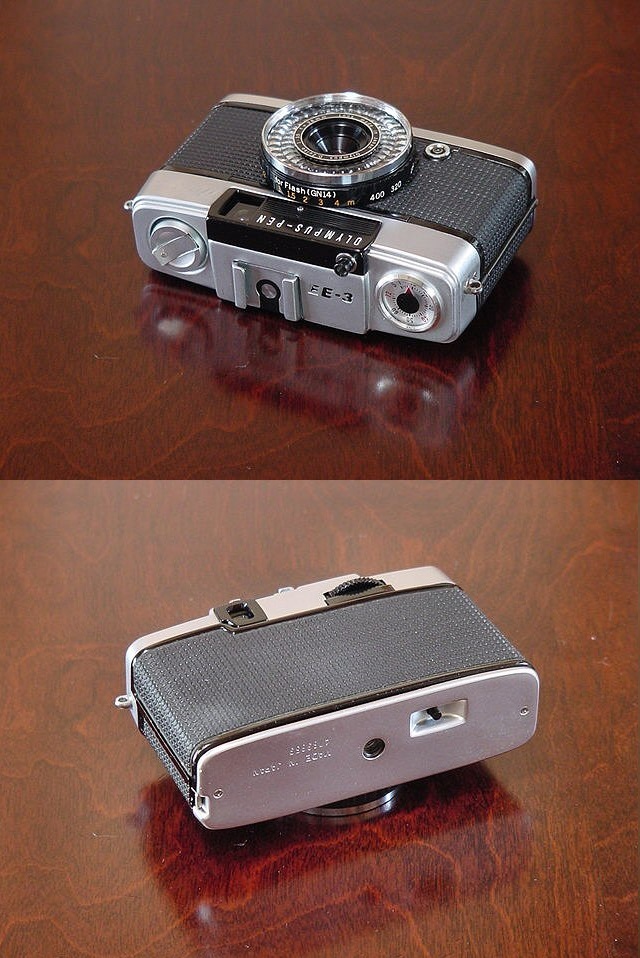 【ジャンク】EE-3 PEN-D ペン D.Zuiko 3.5 28mm F.Zuiko 1.9 3.2cm OLYMPUS オリンパス カメラ コンパクトの画像4