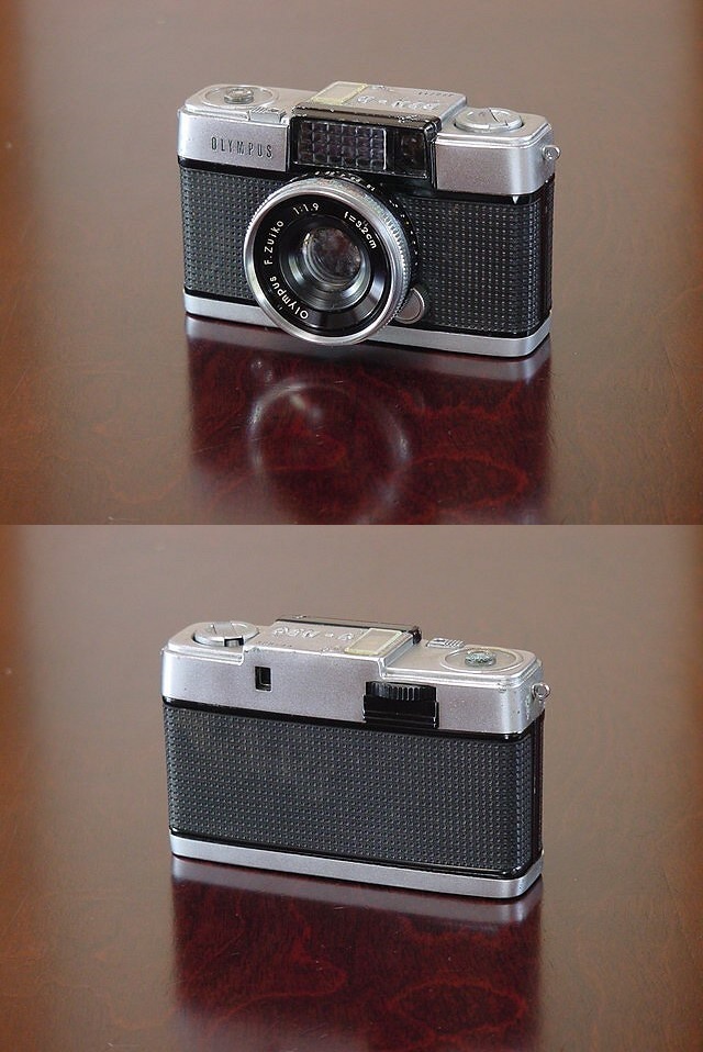 【ジャンク】EE-3 PEN-D ペン D.Zuiko 3.5 28mm F.Zuiko 1.9 3.2cm OLYMPUS オリンパス カメラ コンパクトの画像7