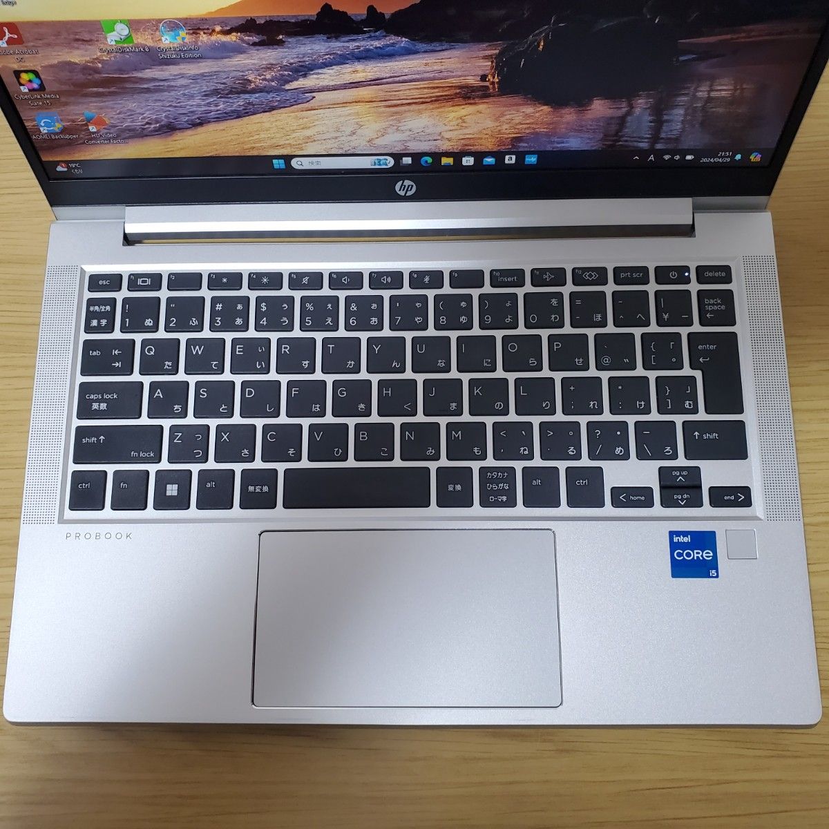 美品！/HP ProBook 430 G8/SSD 1T/メモリ 16G/Office/外付けHDD /バックアップシステム