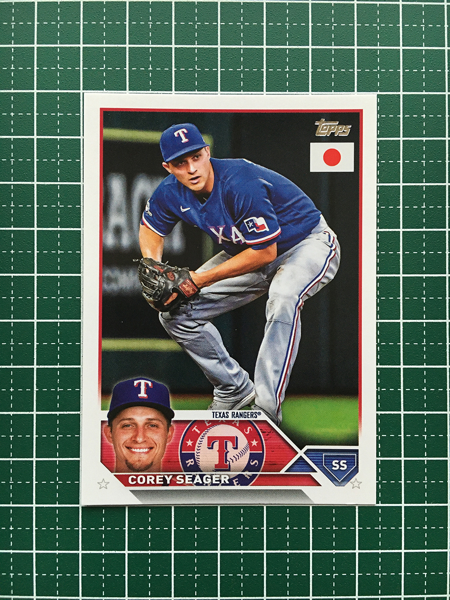 ★ Topps MLB 2023 Japan Edition #10 Кори Сигер [Техас Рейнджерс] Базовая карта "База" ★