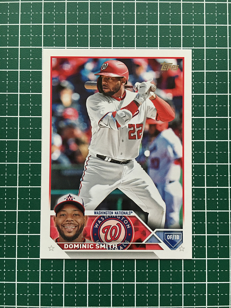 ★TOPPS MLB 2023 UPDATE #US130 DOMINIC SMITH［WASHINGTON NATIONALS］ベースカード「BASE」★