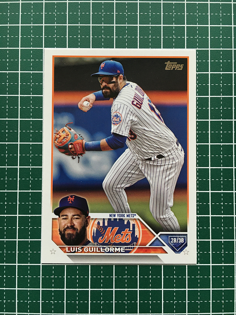 ★TOPPS MLB 2023 UPDATE #US121 LUIS GUILLORME［NEW YORK METS］ベースカード「BASE」★_画像1