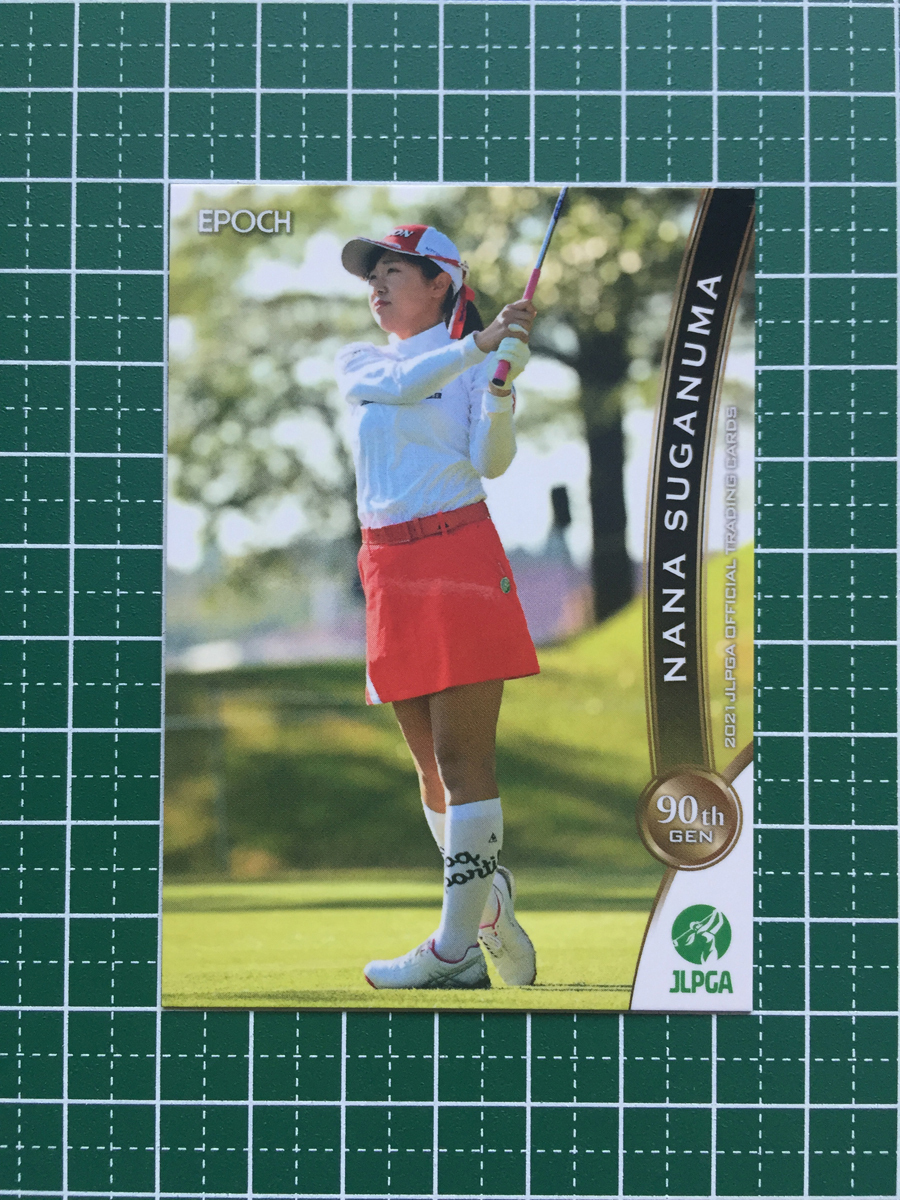 ★EPOCH 2021 JLPGA 日本女子プロゴルフ協会 オフィシャルトレーディングカード #68 菅沼菜々 エポック★の画像1