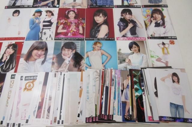 【同梱可】良品 アイドル AKB48 SKE48 西野七瀬 小嶋陽菜 他 生写真 150枚 等 グッズセットの画像4