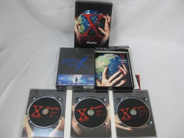 【同梱可】中古品 X JAPAN THE WORLD DVD WE ARE X Blu-ray 2点 グッズセットの画像1