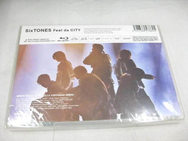 【未開封 同梱可】 SixTONES Blu-ray Feel da CITY 通常盤の画像3
