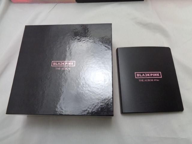 【同梱可】中古品 韓流 BLACKPINK THE ALBUM CD DVD 初回A B トレカケース 等 グッズセット_画像4
