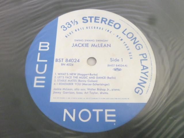 【同梱可】中古品 アーティスト JACKIE McLEAN Swing Swang Swingin’ BLUE NOTE レコード 84024の画像4