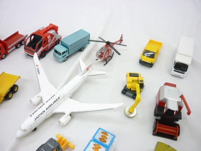 【同梱可】中古品 ホビー トミカ TOMICA 他 JAL 飛行機 KOMATSU 重機 ヘリコプター 等 32点 グッズセット_画像4