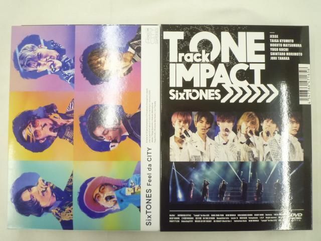 【中古品 同梱可】 SixTONES DVD Feel da CITY TrackONE IMPACT 初回盤 2点 グッズセットの画像1