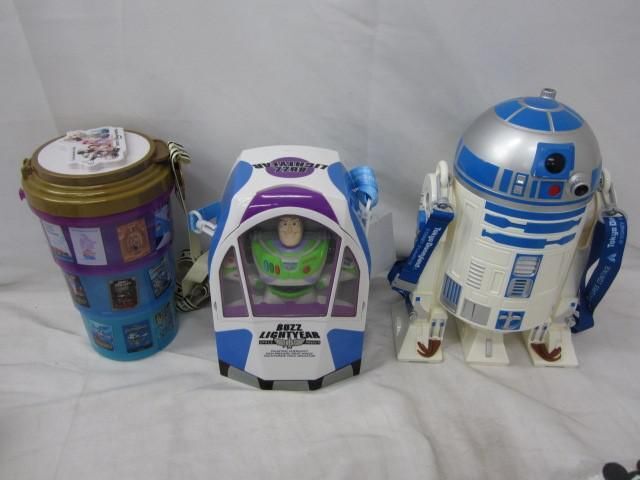 【同梱可】中古品 ディズニー R2-D2 バズライトイヤー 他 ポップコーンバケット ケース 等 グッズセットの画像5