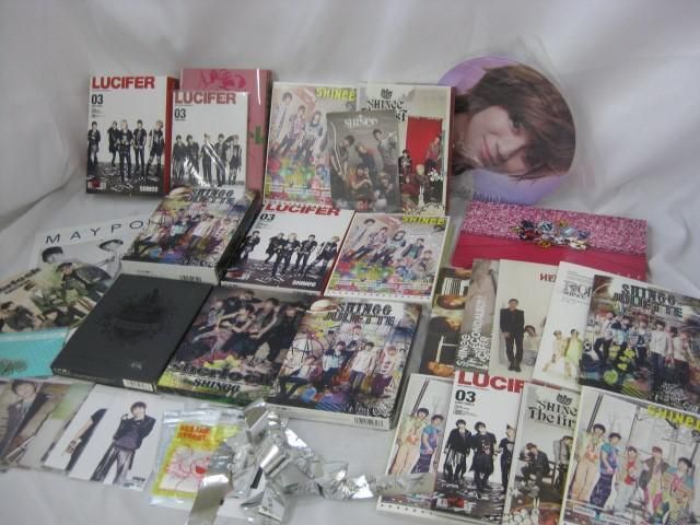 【同梱可】中古品 韓流 SHINee DAZZLING GIRL Replay LUCIFER JULIETTE CD DVD 等 グッズセットの画像1