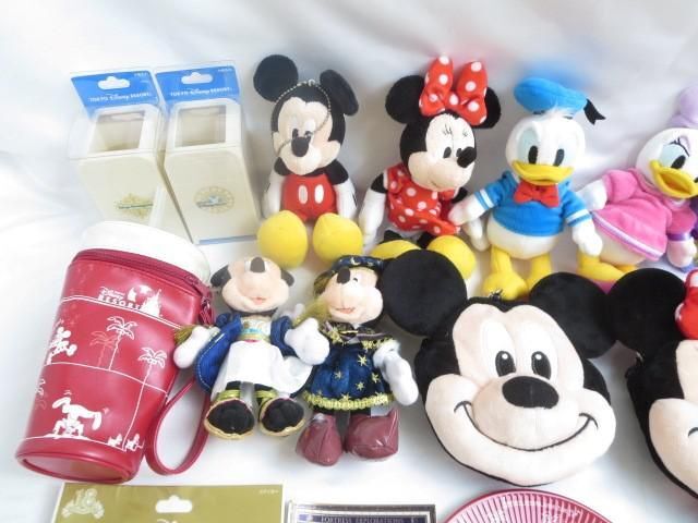 [ включение в покупку возможно ] б/у товар Disney Mickey minnie Дональд Дэйзи др. мягкая игрушка значок park капот сумка Pas ke