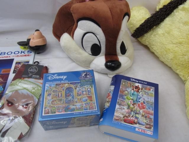 【まとめ売り 中古品】 ディズニー ドナルド バンビ チップ 他 つなぎ コスチューム ファンキャップ ぬいぐるみ パズ_画像3