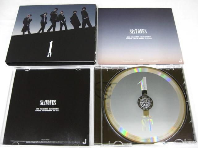 【中古品 同梱可】 SixTONES DVD TrackONE IMPACT 通常盤 CD 1ST 等3点グッズセットの画像3