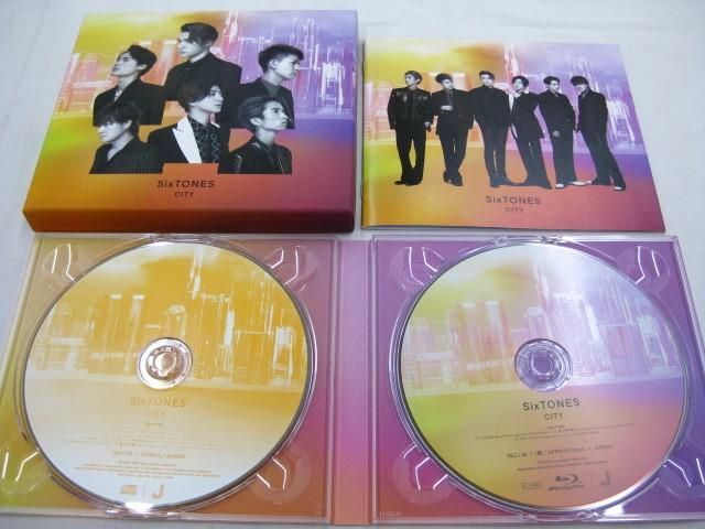 【中古品 同梱可】 SixTONES CD CITY 初回盤A(CD+BD)/B(CD+BD)/通常盤(初回仕様) 等 グッズセットの画像3