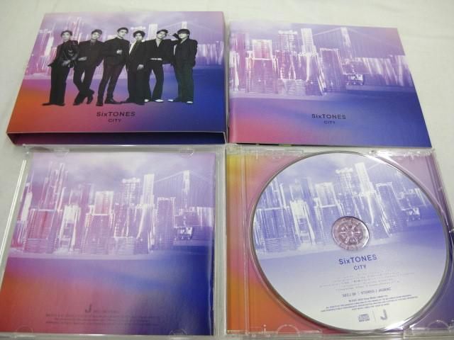 【中古品 同梱可】 SixTONES CD CITY 初回盤A(CD+BD)/B(CD+BD)/通常盤(初回仕様) 等 グッズセットの画像4