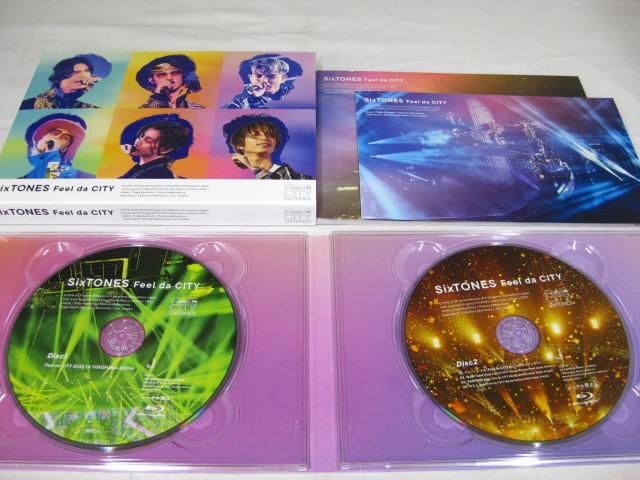 【中古品 同梱可】 SixTONES Blu-ray Feel da CITY 初回盤 OneST 通常盤 等 2点 グッズセットの画像3