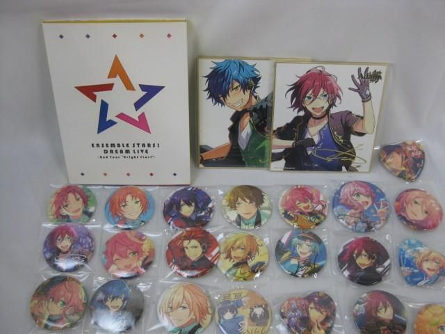 【同梱可】中古品 アニメ あんさんぶるスターズ! DVD DREAM LIVE 色紙 缶バッジ 等 グッズセット_画像2