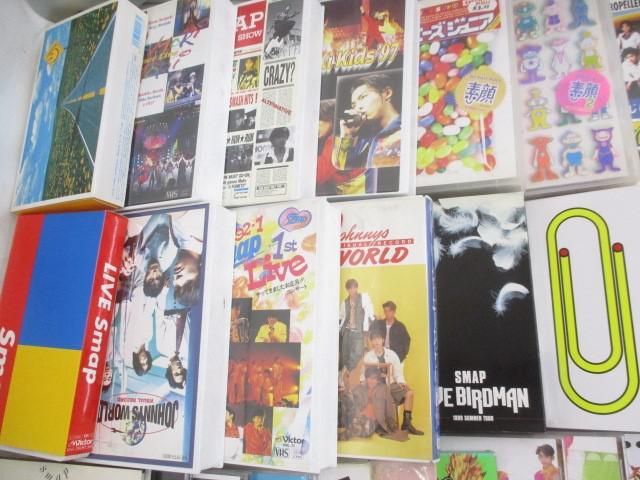 【まとめ売り 動作未確】 ジャニーズ SMAP 他 CD VHS パンフレット 等 グッズセットの画像4