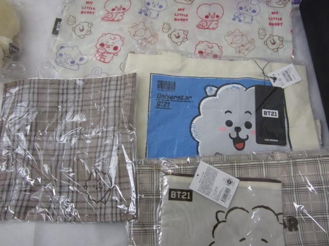 【まとめ売り 中古品】 韓流 防弾少年団 BTS BT21 TinyTAN クッション ぬいぐるみ 等 グッズセットの画像5