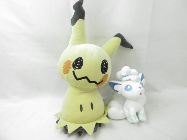 【同梱可】中古品 ホビー ポケモンセンター アローラロコン ピカチュウ 他 ぬいぐるみ グッズセットの画像2