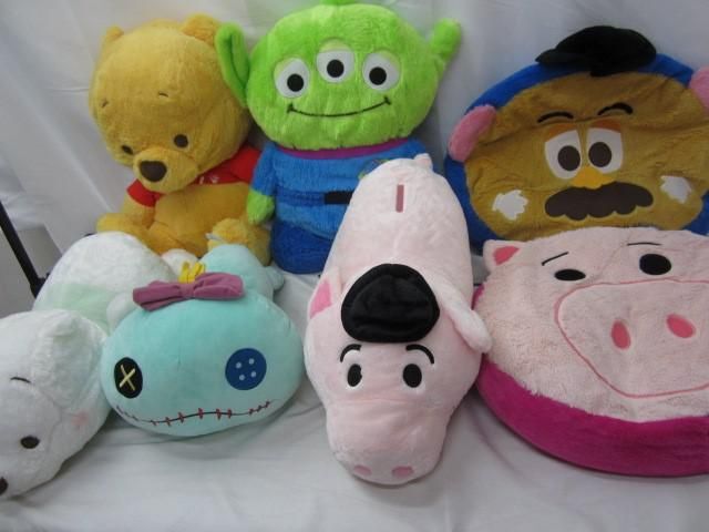 [ set sale secondhand goods ] Disney Toy Story little green men Pooh s clamp other soft toy etc. g