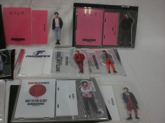 [ including in a package possible ] secondhand goods LDH GENERATIONS FANTASTIC. tree .. one-side .. futoshi other acrylic fiber stand goods set 
