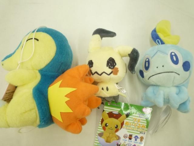 【同梱可】中古品 アニメ ポケモン イーブイ ロコン ピカチュウ 他 ぬいぐるみ タオル グラス 等 グッズセットの画像9