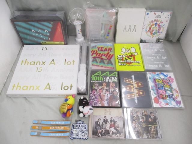 【同梱可】中古品 AAA 10th Anniversary SPECIAL 野外LIVE in 富士急ハイランド 他 DVD CD ペンライト 等 グッズセッ_画像1