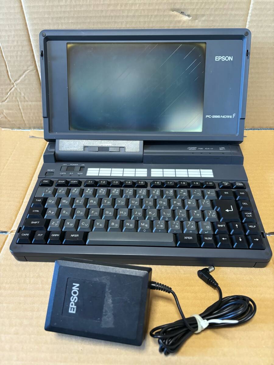 【ジャンク】EPSON PC-286 NOTE Fの画像1