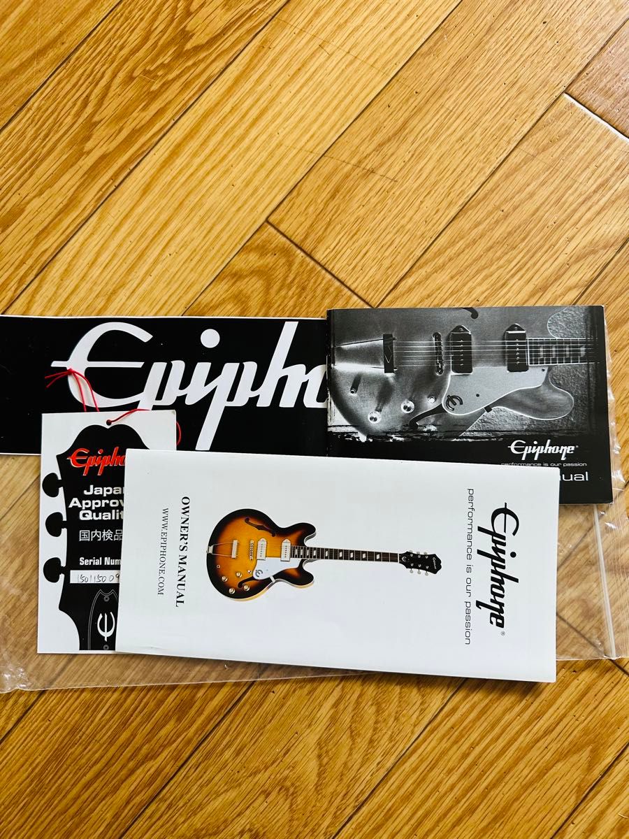 epiphone casino ch  美品エピフォン・カジノ　チェリーレッド