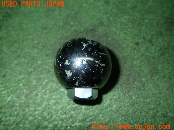 3UPJ=87680614]ランエボ5(CP9A)GSR RAZO レッツォ 丸形 シフトノブ type100 球型 ボール 白 ホワイト 外径 約43mm 中古_画像4