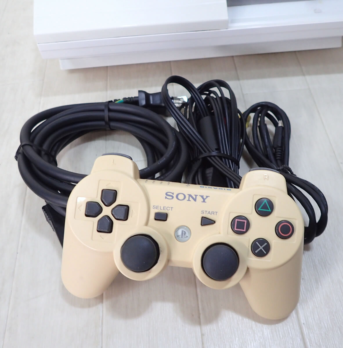 Sony PlayStation 3 40GB CECHH00 白 中古 D582_画像2