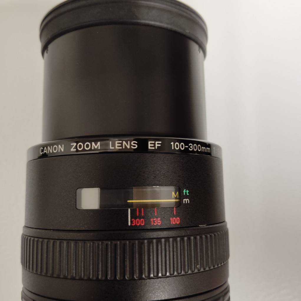 【SYC-3576】CANON キャノン ZOOM LENS EF 100-300mm f/5.6 レンズ ズーム 一眼レフカメラ用 動作未確認の画像5