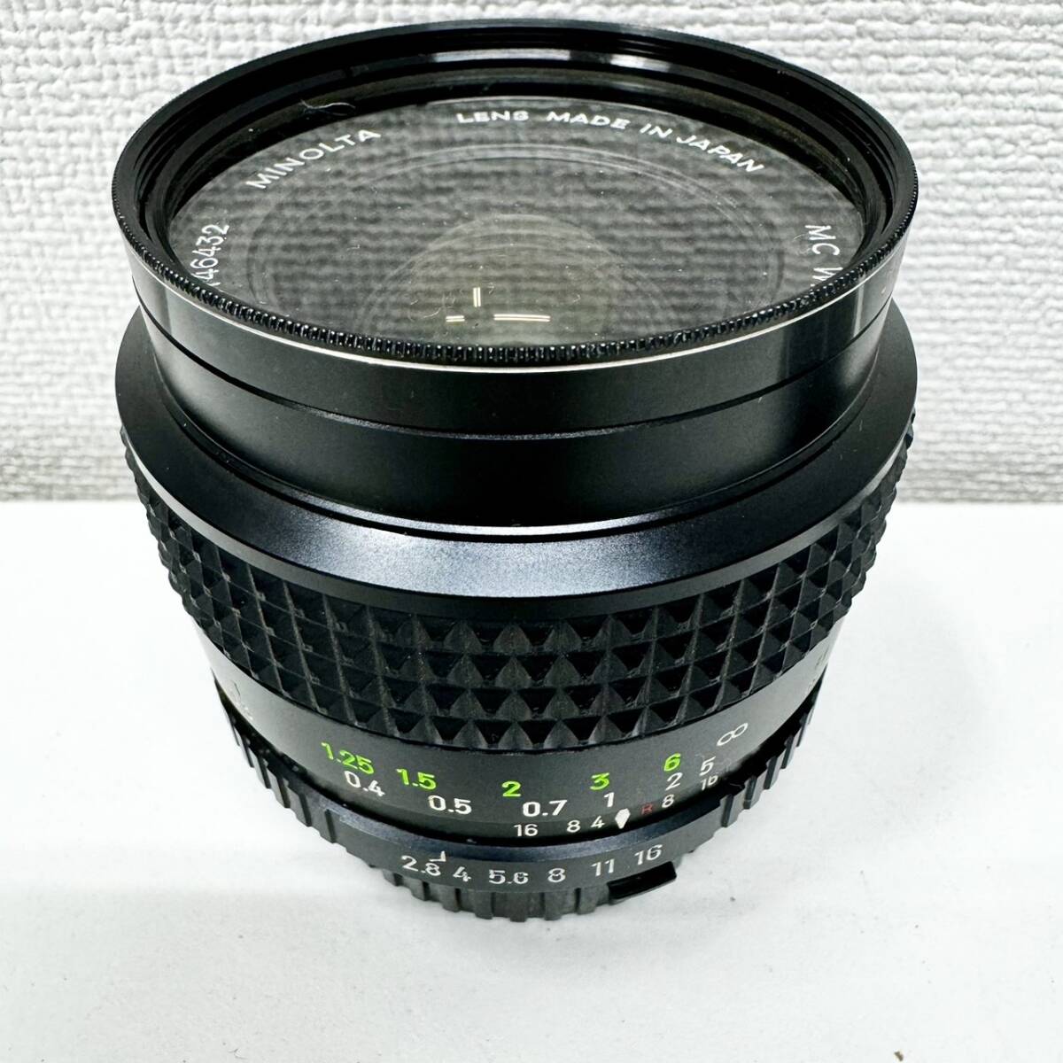 【EB-6279】1円～ MINOLTA ミノルタ レンズ MC W ROKKOR 1:28 ｆ＝24ｍｍ 2146432 カメラレンズ カメラ LENS 中古 保管品 状態写真参照の画像2