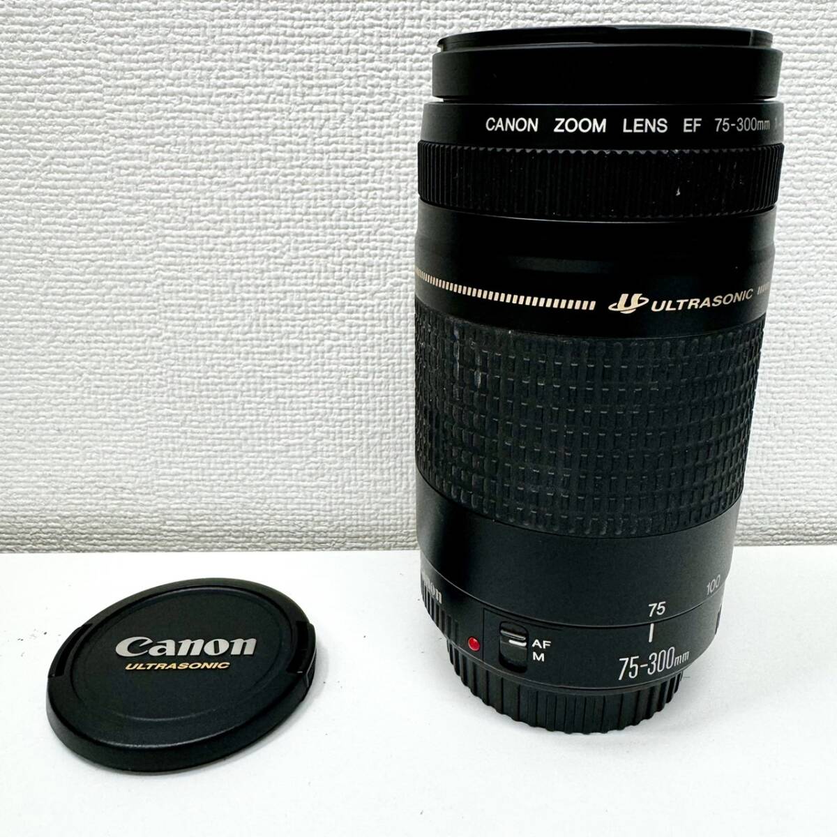 [EB-6281]1 jpy ~ Canon Canon ZOOM LENS EF 75-300mm 1:4-5.6 Ⅱ lens ULTRASONIC camera lens used storage goods condition photograph reference 