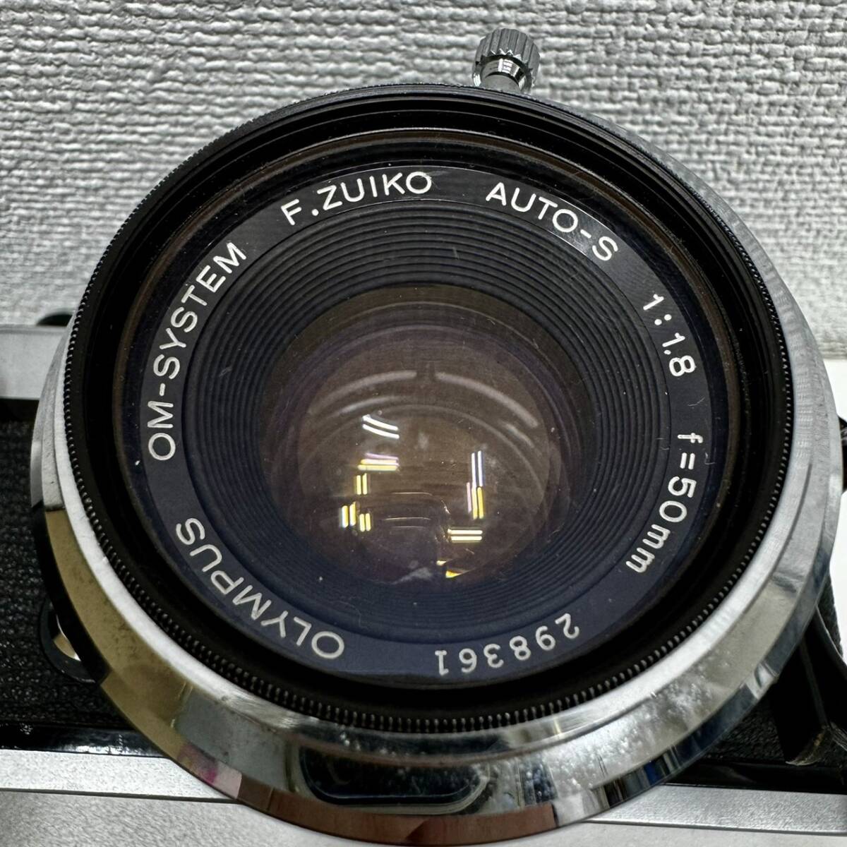 【EB-6426】1円～ OLYMPUS オリンパス OM-1 ボディ OM-SYSTEM F.ZUIKO AUTO-S 1:1.8 ｆ＝50ｍｍ 通電動作未確認 中古 保管品 状態写真参照