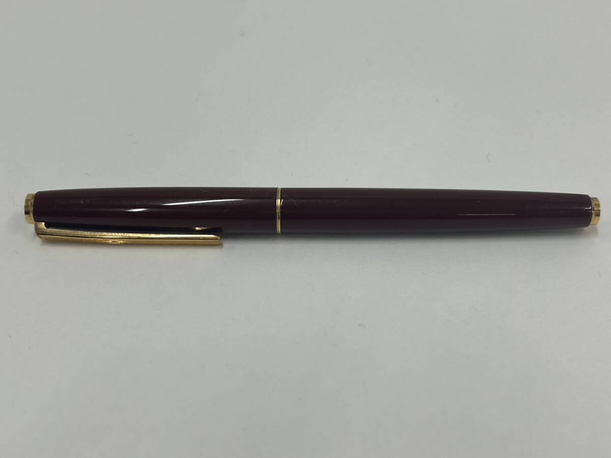 【ICA-294】1円スタート 万年筆 PILOT パイロット ペン先 18K750 H776 筆記用具 文房具 ブラウン 箱無し 保管品の画像2