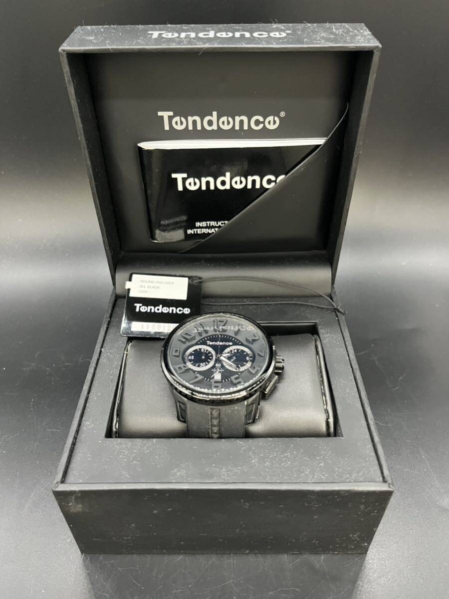 Tendence テンデンス 腕時計 クォーツ ブラック の画像1