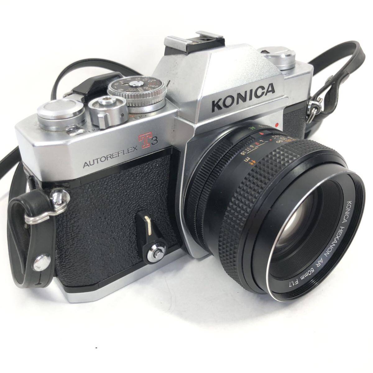 KONICA AUTOFLEX T3 + HEXANON AR 50mm F1.7 コニカ フィルム一眼レフカメラ #8281_画像3